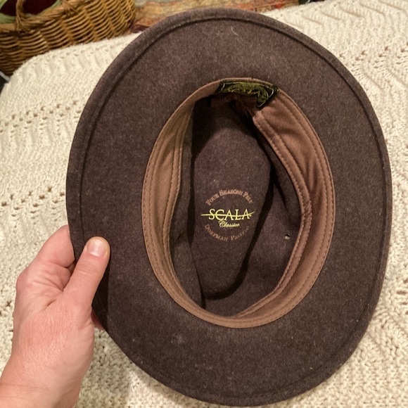 Scala felt hat authentic handmade Dorgman Pacific four seasons felt size M - Picture 3 of 5